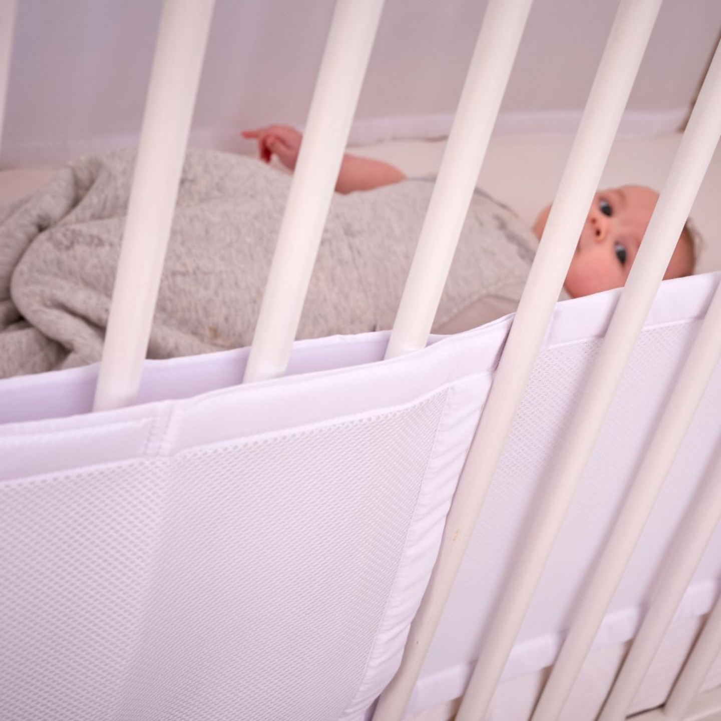 Purflo Breathable Cot Wrap - Soft White