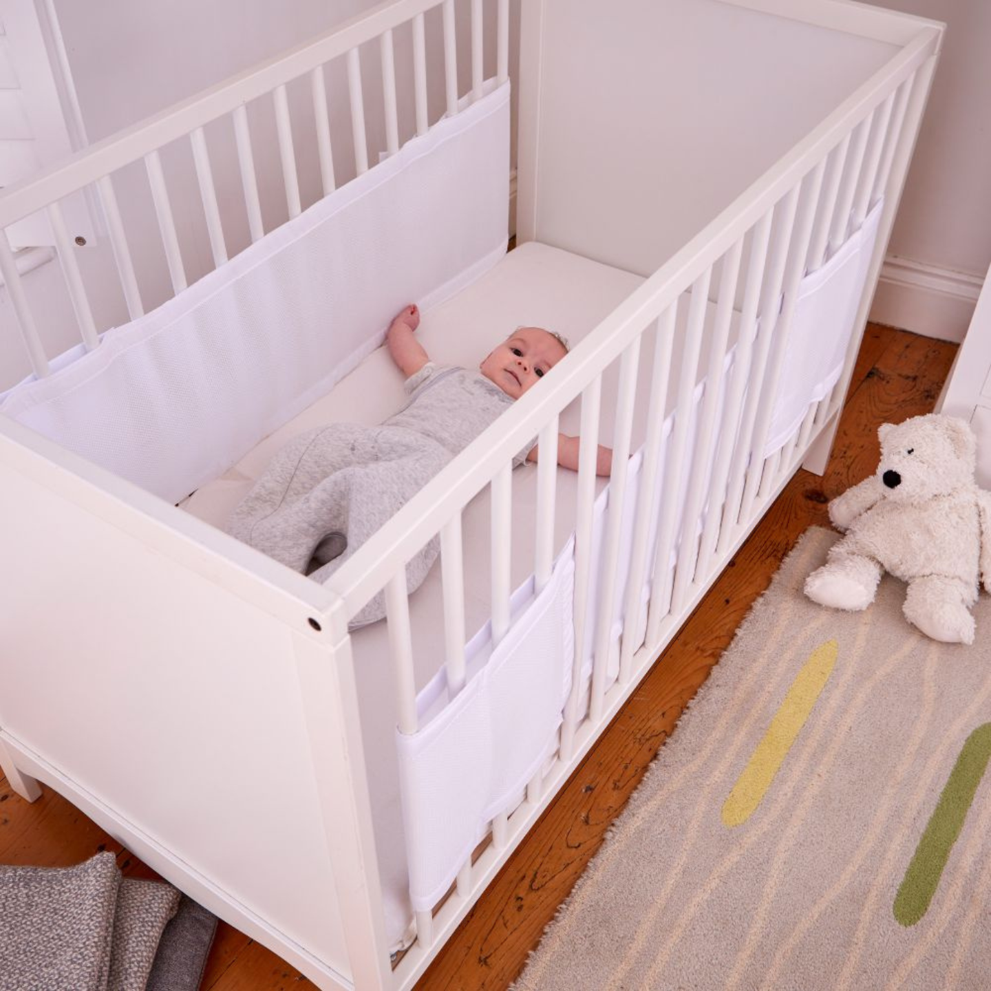 Purflo Breathable Cot Wrap - Soft White