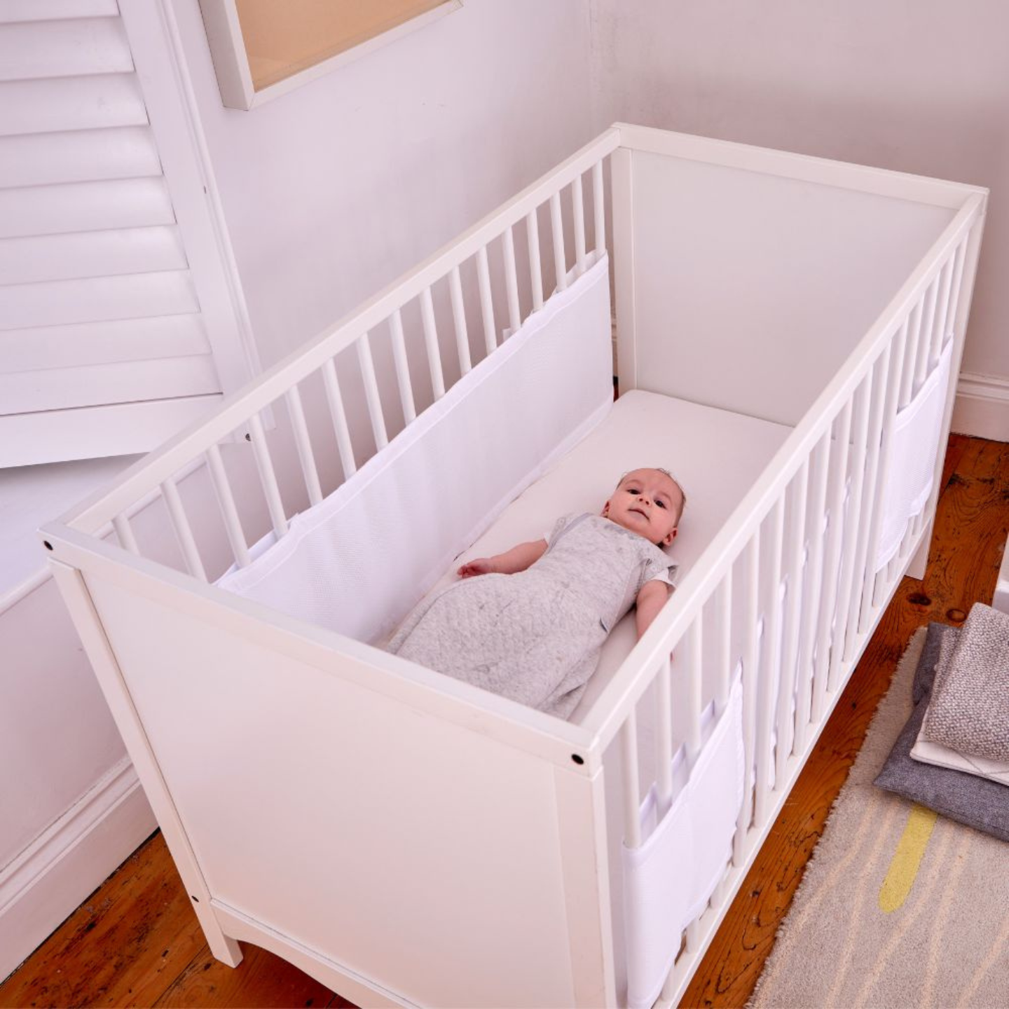 Purflo Breathable Cot Wrap - Soft White