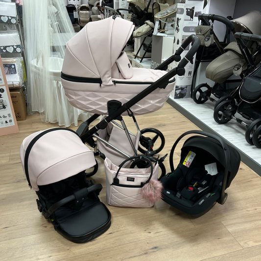 EX-DISPLAY Mee-go Milano Quantum Pretty In Pink Travel System