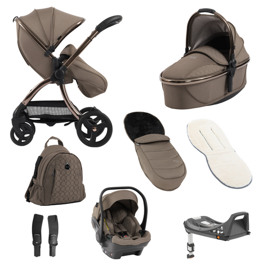 Egg3 Luxury 8 Piece i-Size Bundle - Mink