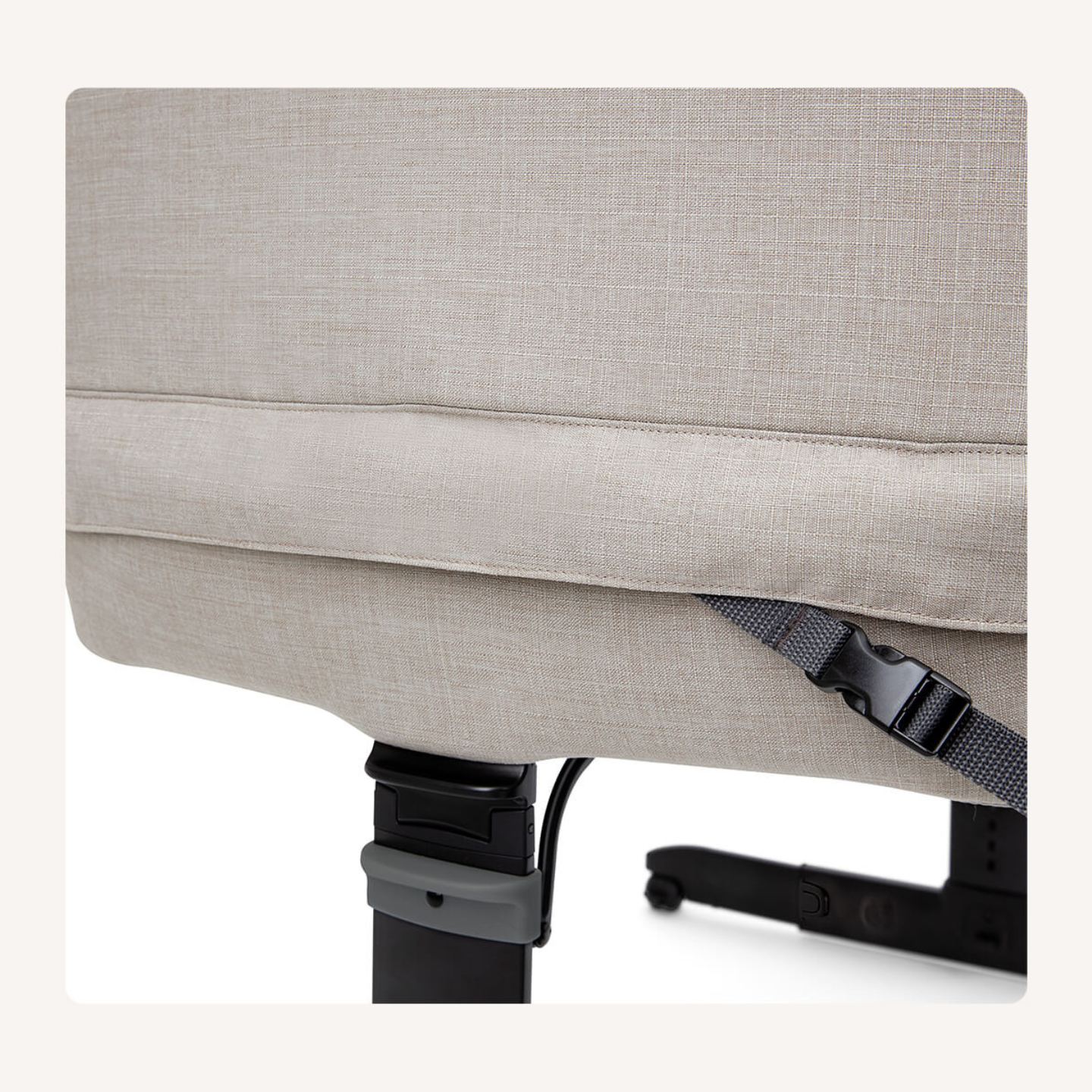 Joie Roomie Go Bedside Travel Crib - Clay