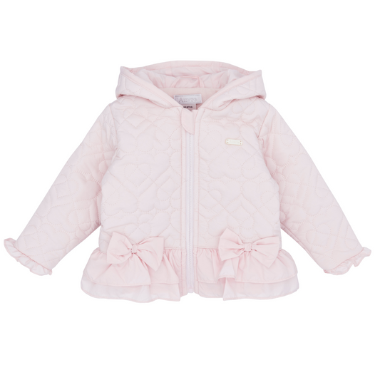 Amore Girls Pink Quilted Jacket