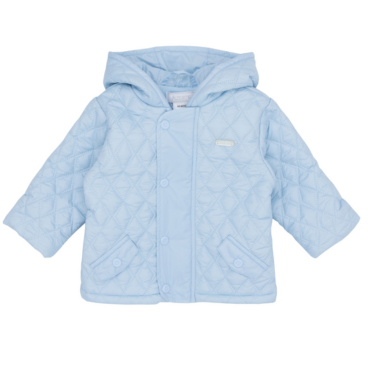 Amore Boys Blue Quilted Jacket