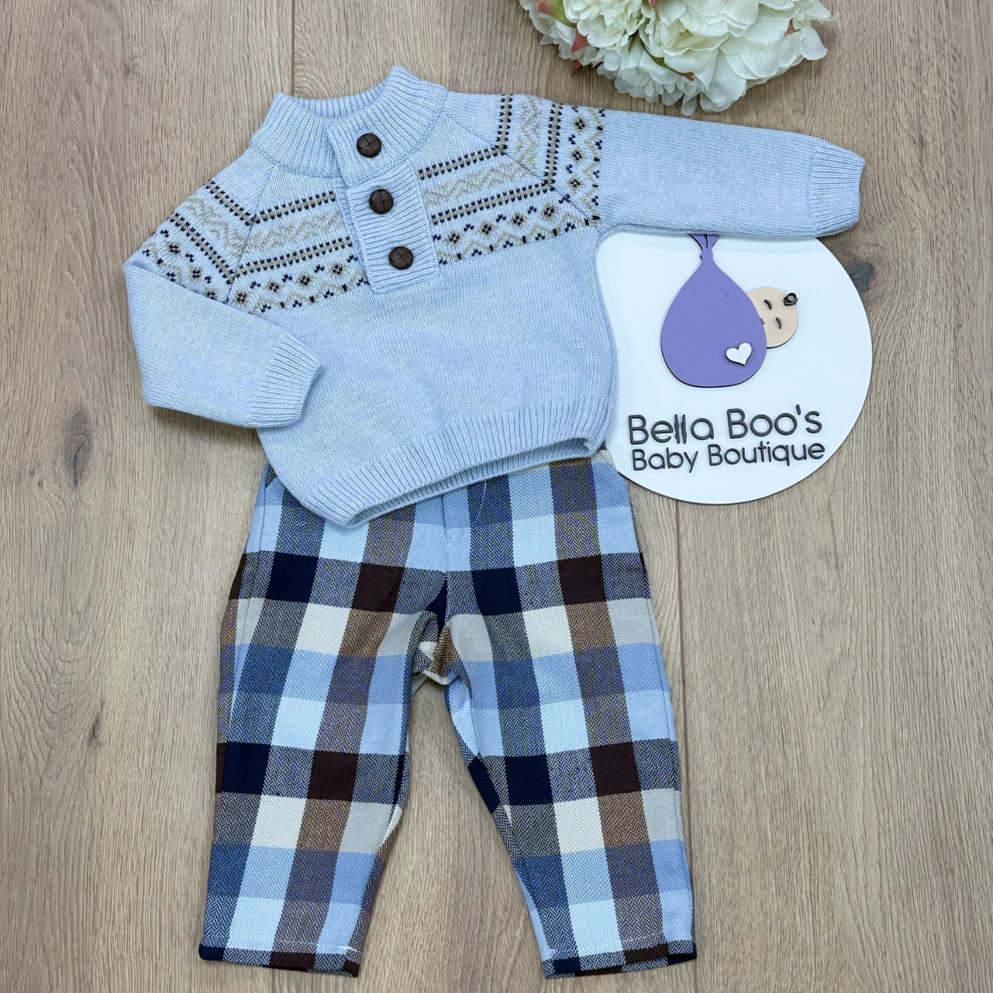 Deolinda Boys Jumper & Trouser Set