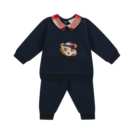 Deolinda Boys Navy/Red Trouser Set