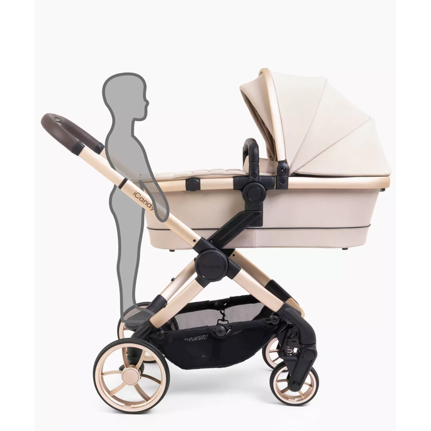 EX-DISPLAY iCandy Peach 7 Biscotti Complete Bundle With Cocoon Car Seat & Base