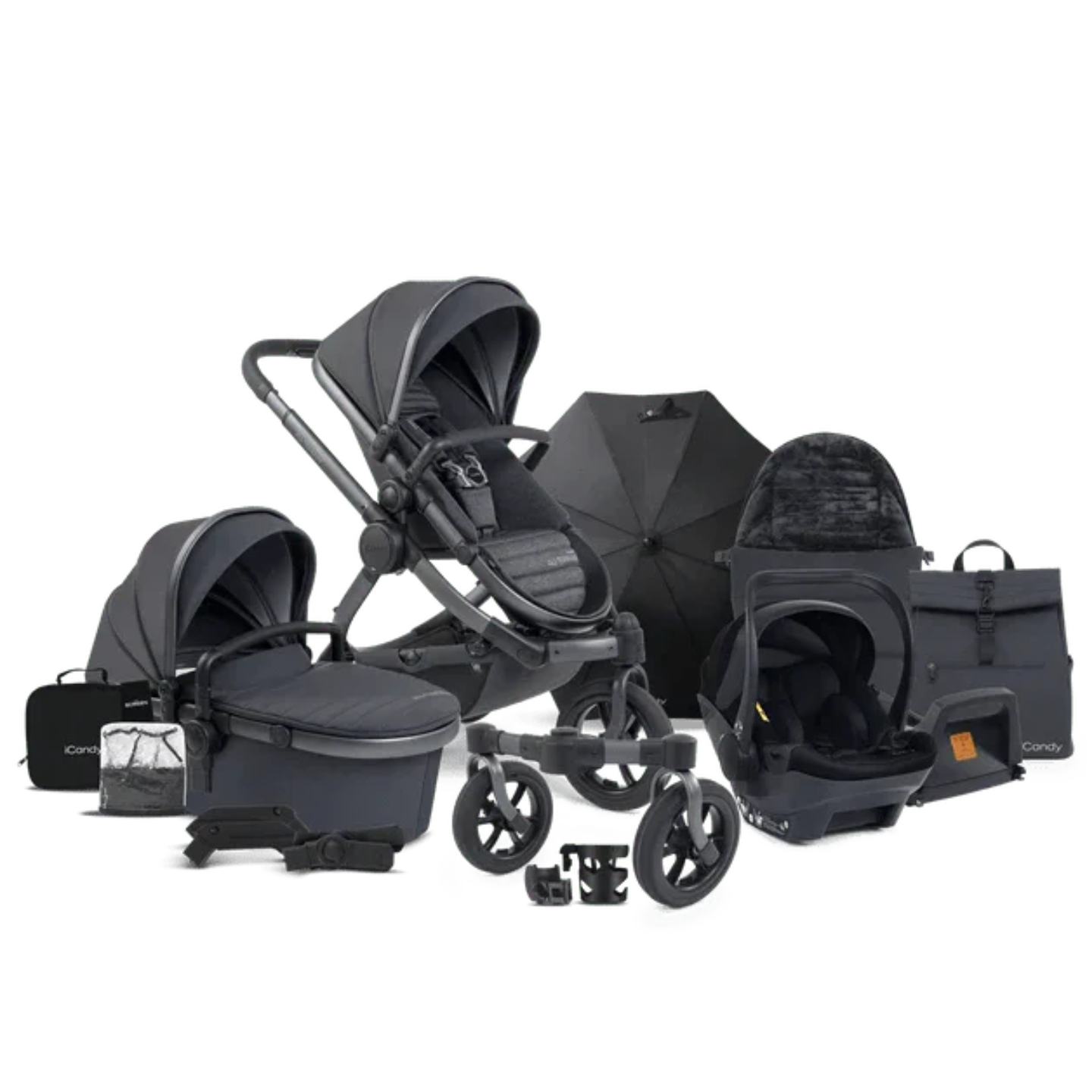 EX-DISPLAY iCandy Peach 7 All Terrain Storm Complete Bundle With Cocoon Car Seat & Base