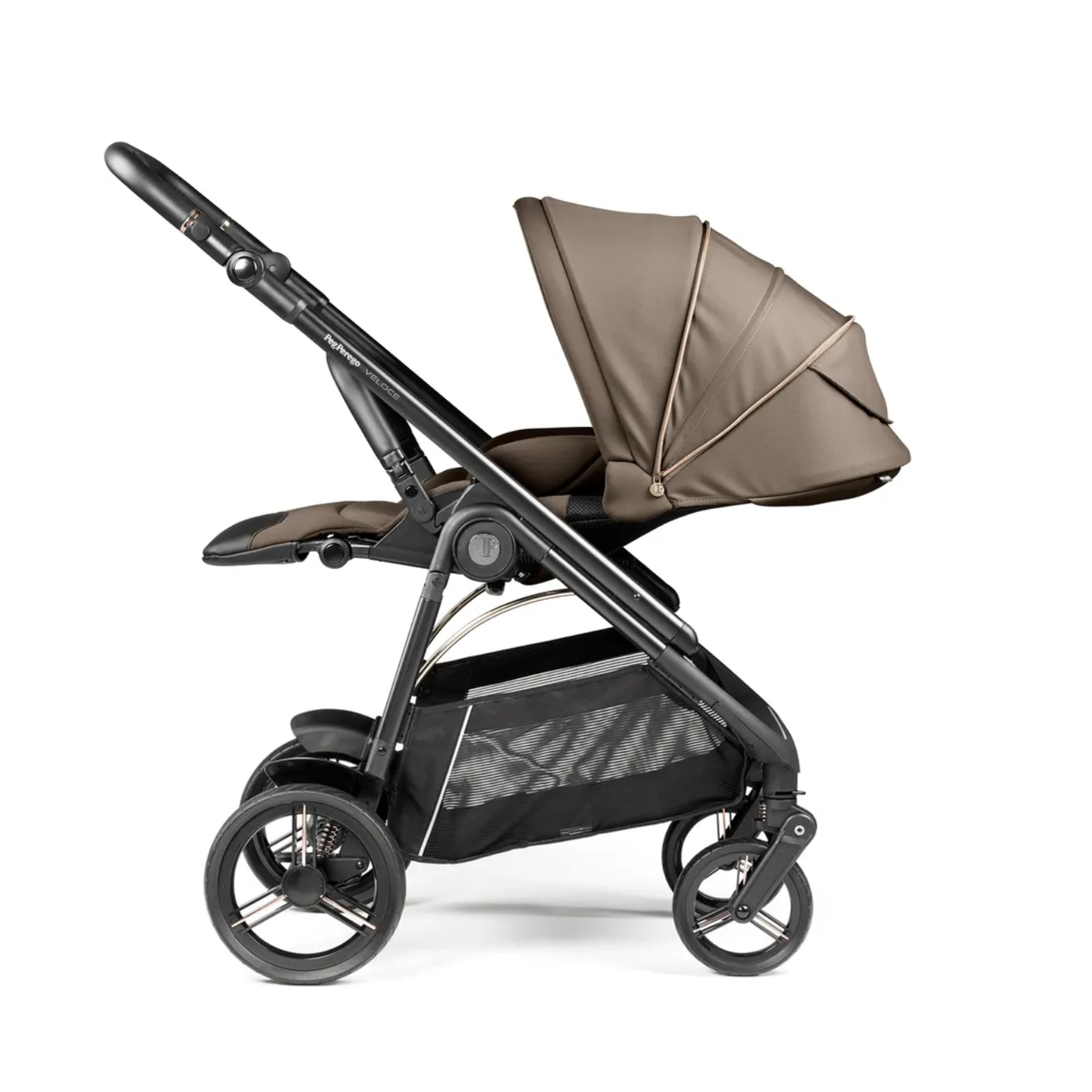 EX-DISPLAY Peg Perego Veloce Deluxe Pine Bark Travel System