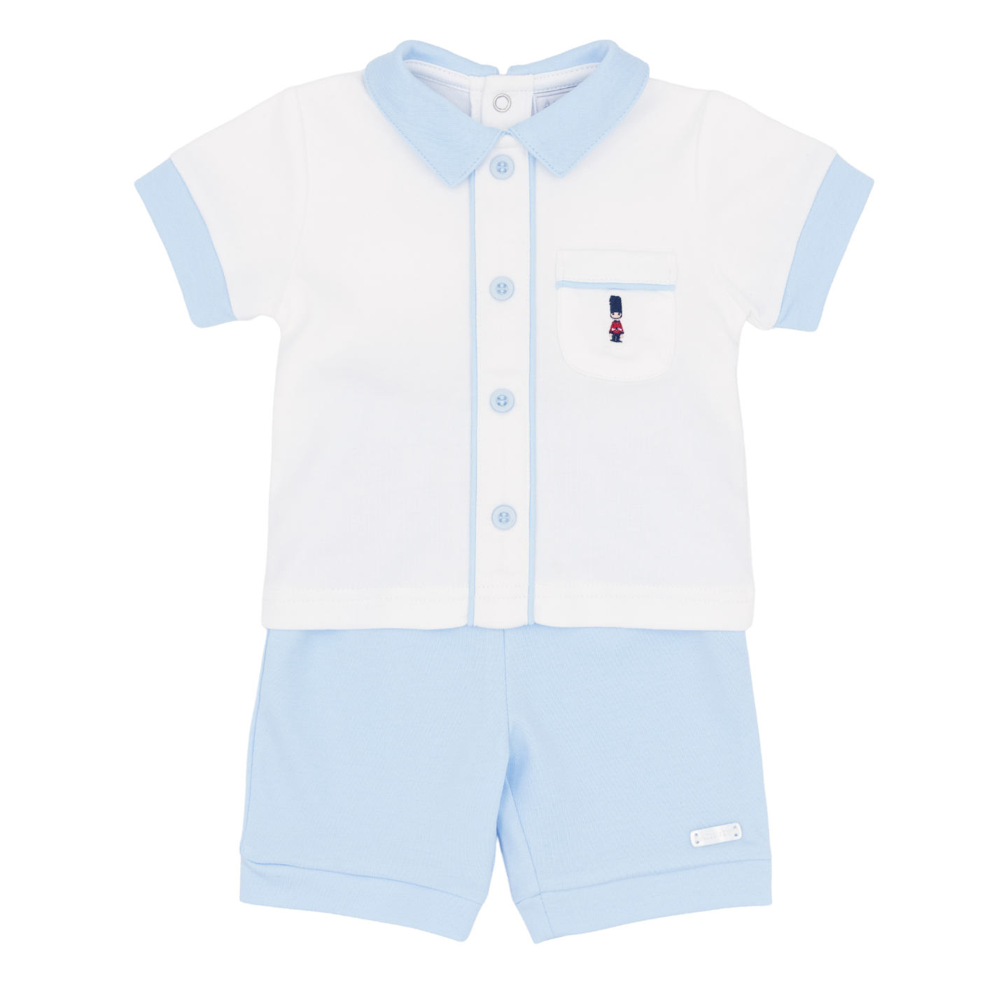 Amore Boys Blue Polo & Short Set