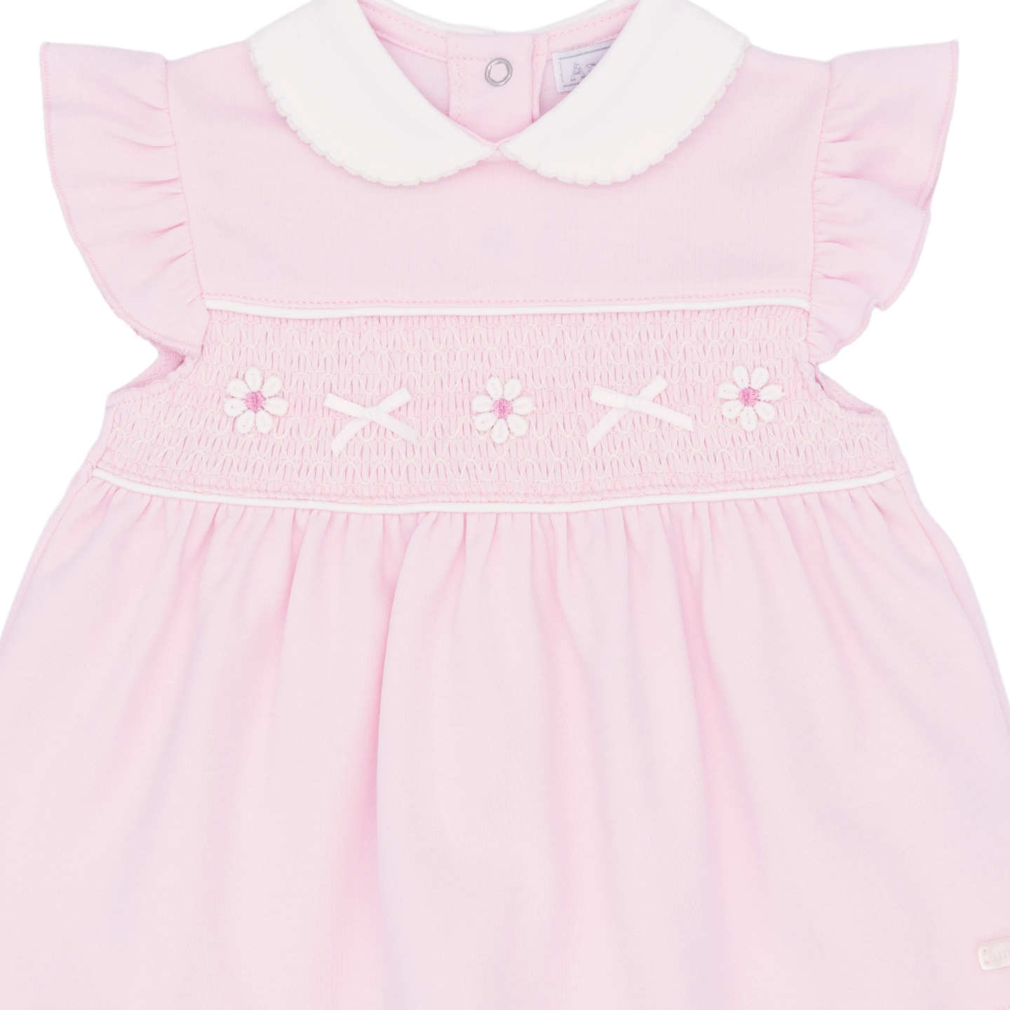Amore Girls Pink Smock Dress