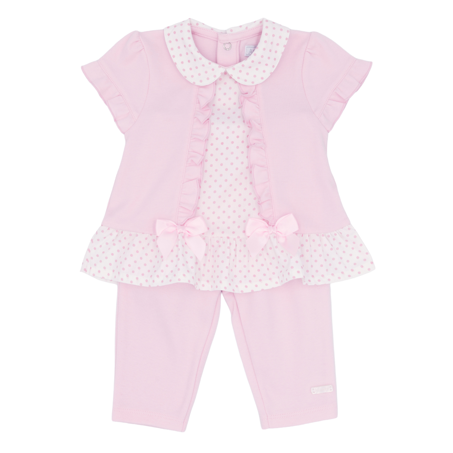 Amore Girls Pink Tunic & Legging Set