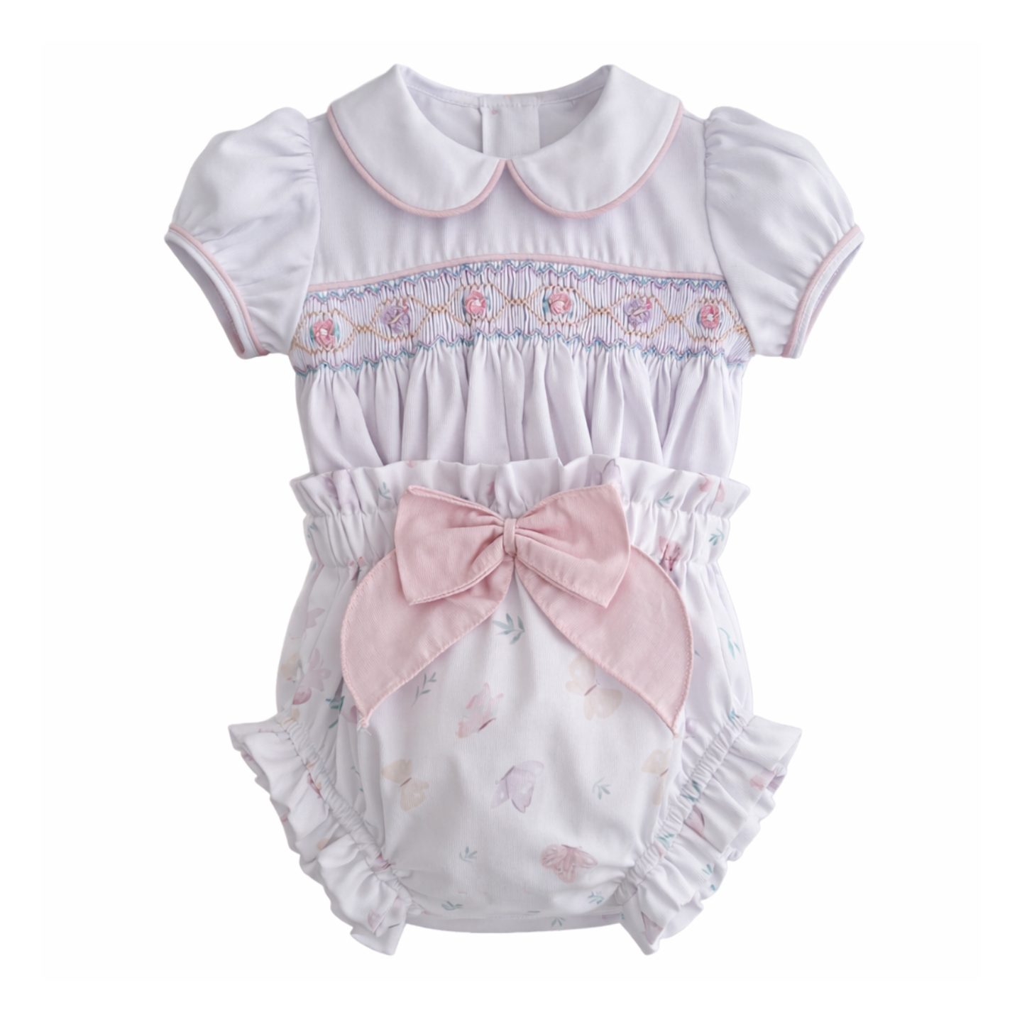 Pretty Originals Baby Girls Butterfly Smock Jam Pants