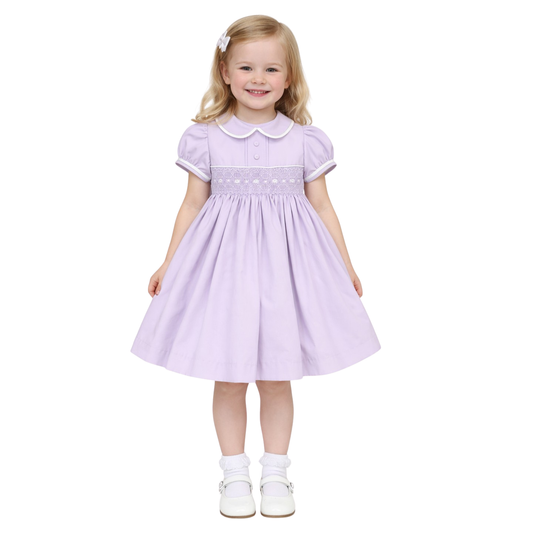 Pretty Originals Lilac Smock Dress