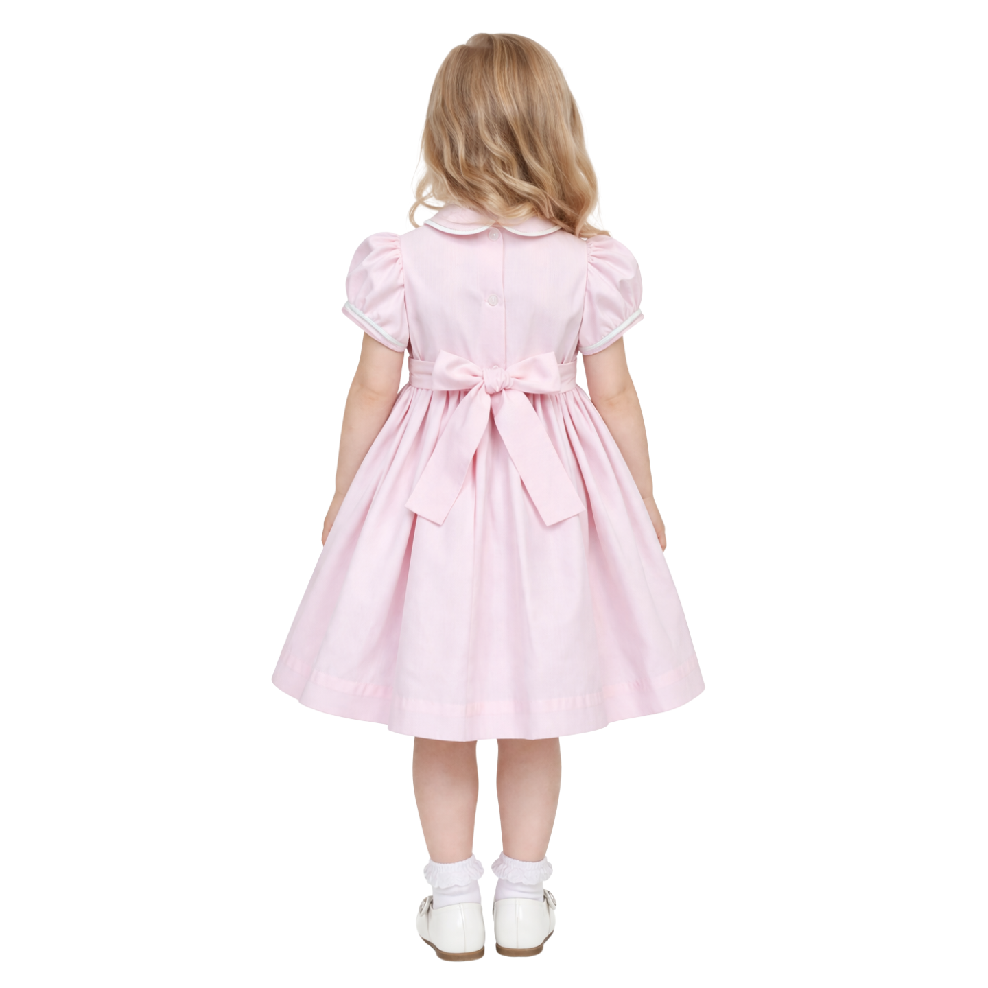Pretty Originals Pink Smock Dress BD02289