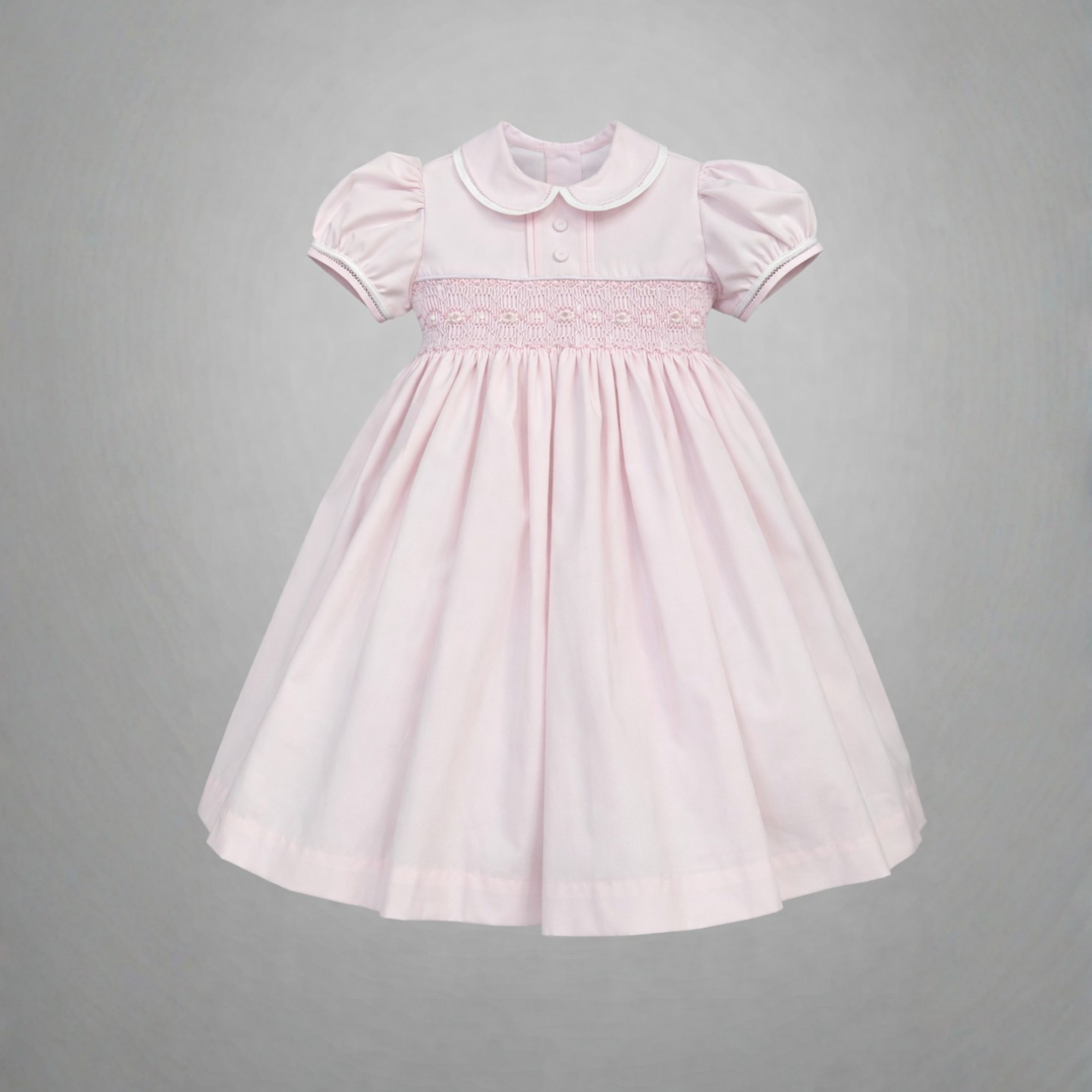 Pretty Originals Pink Smock Dress BD02289