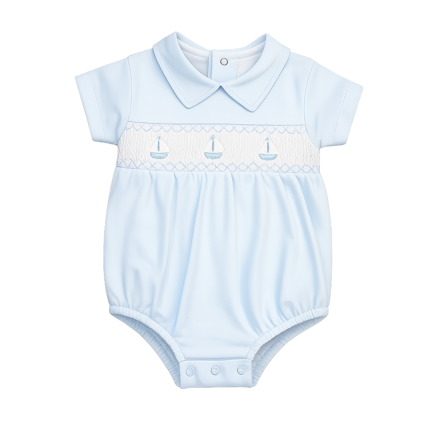 Little Nosh Baby Boy Boat Romper