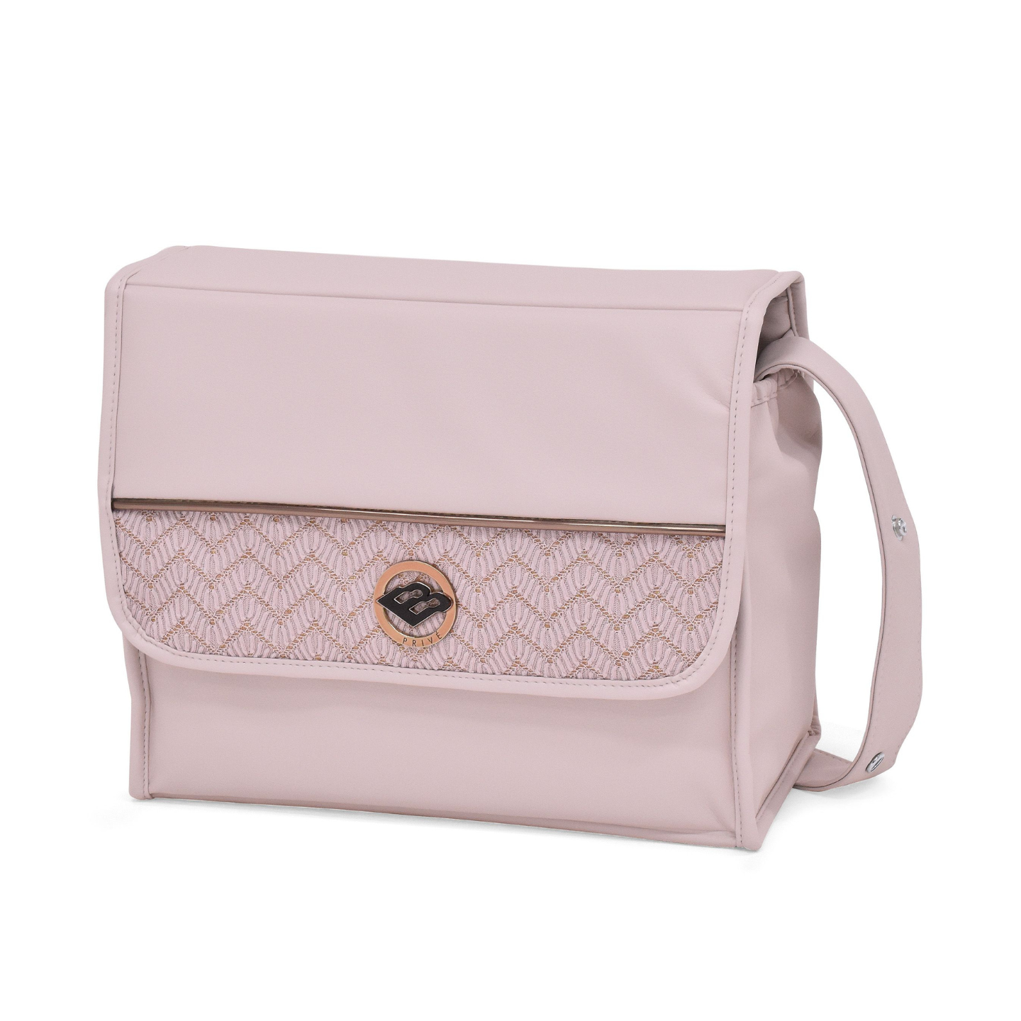 Bebecar Changing Bag Carre Square - Pink Woven (592)
