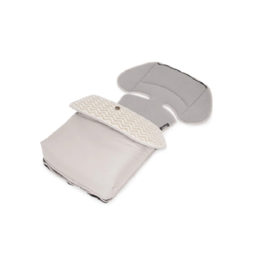 Bebecar Fleece Footmuff - White Woven (591)