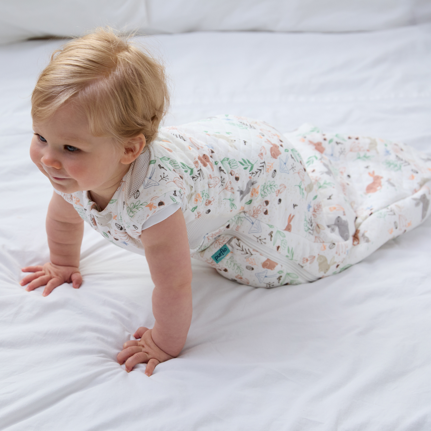 Purflo Cuddle To Sleep Bag - Storybook Nutmeg (3-12 Months)