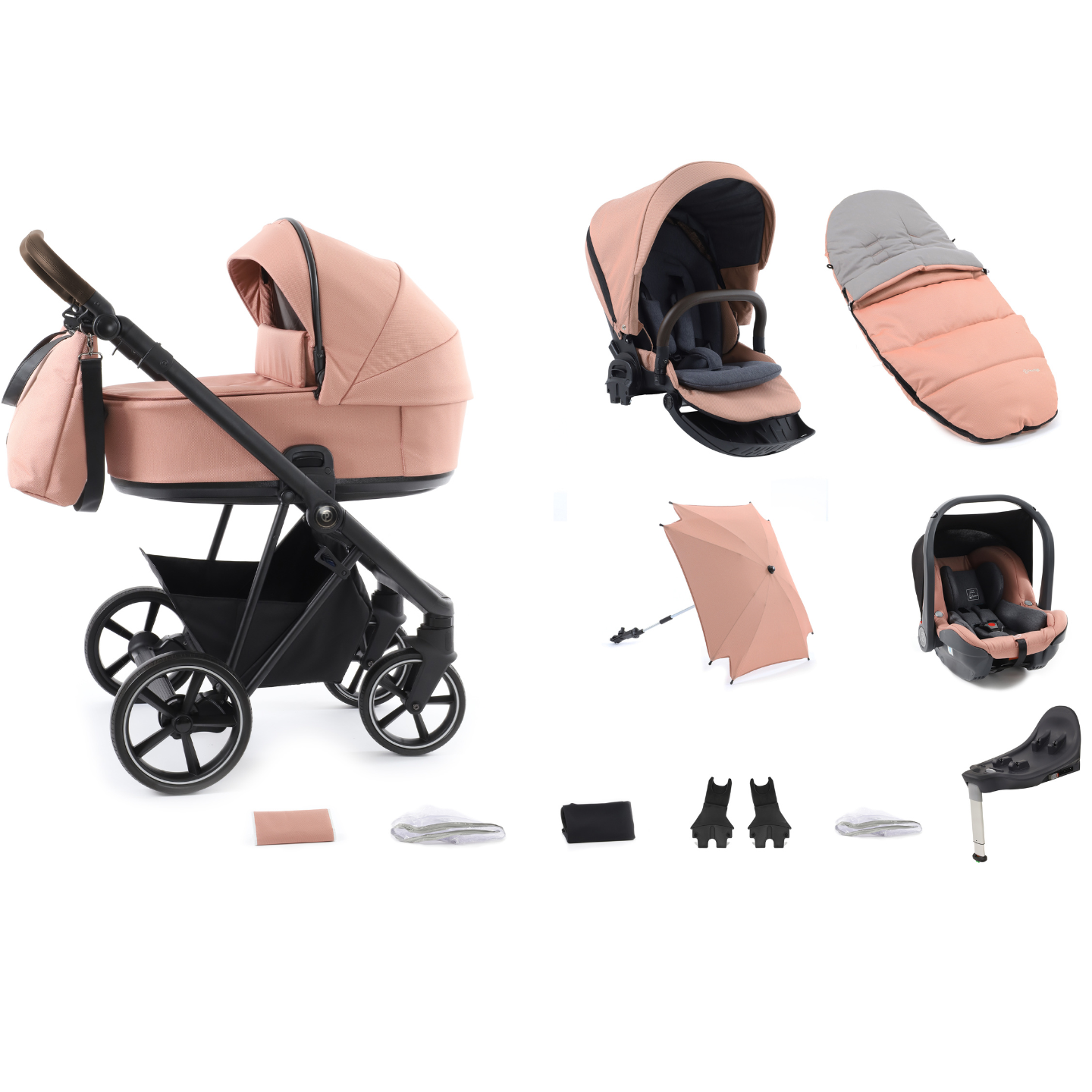 EX-DISPLAY Babystyle Prestige3 Coral 13 Piece Bundle