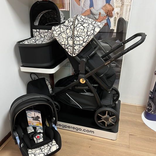 EX-DISPLAY Peg Perego Ypsi 3 in 1 I Size Travel System - Graphic Gold