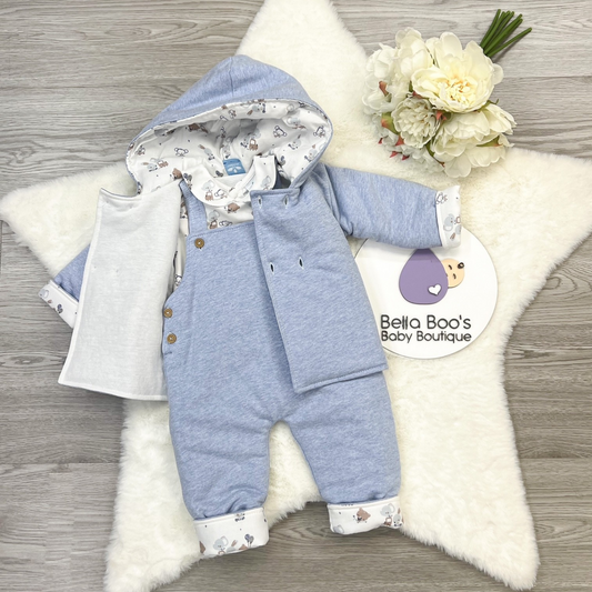 Sardon Boys Dungaree & Jacket Set