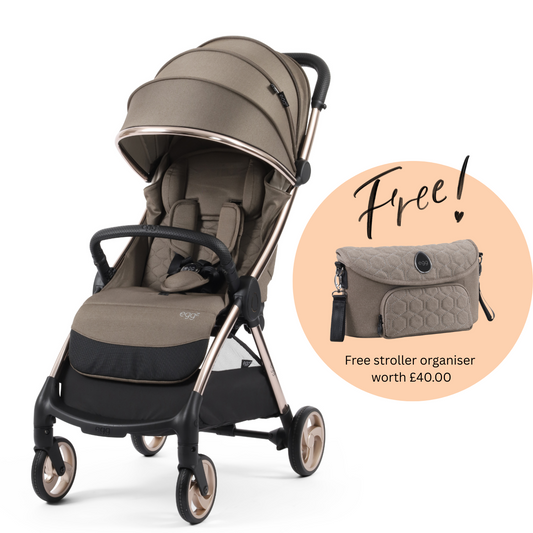 EggZ Mink Compact Stroller With FREE Stroller Organiser