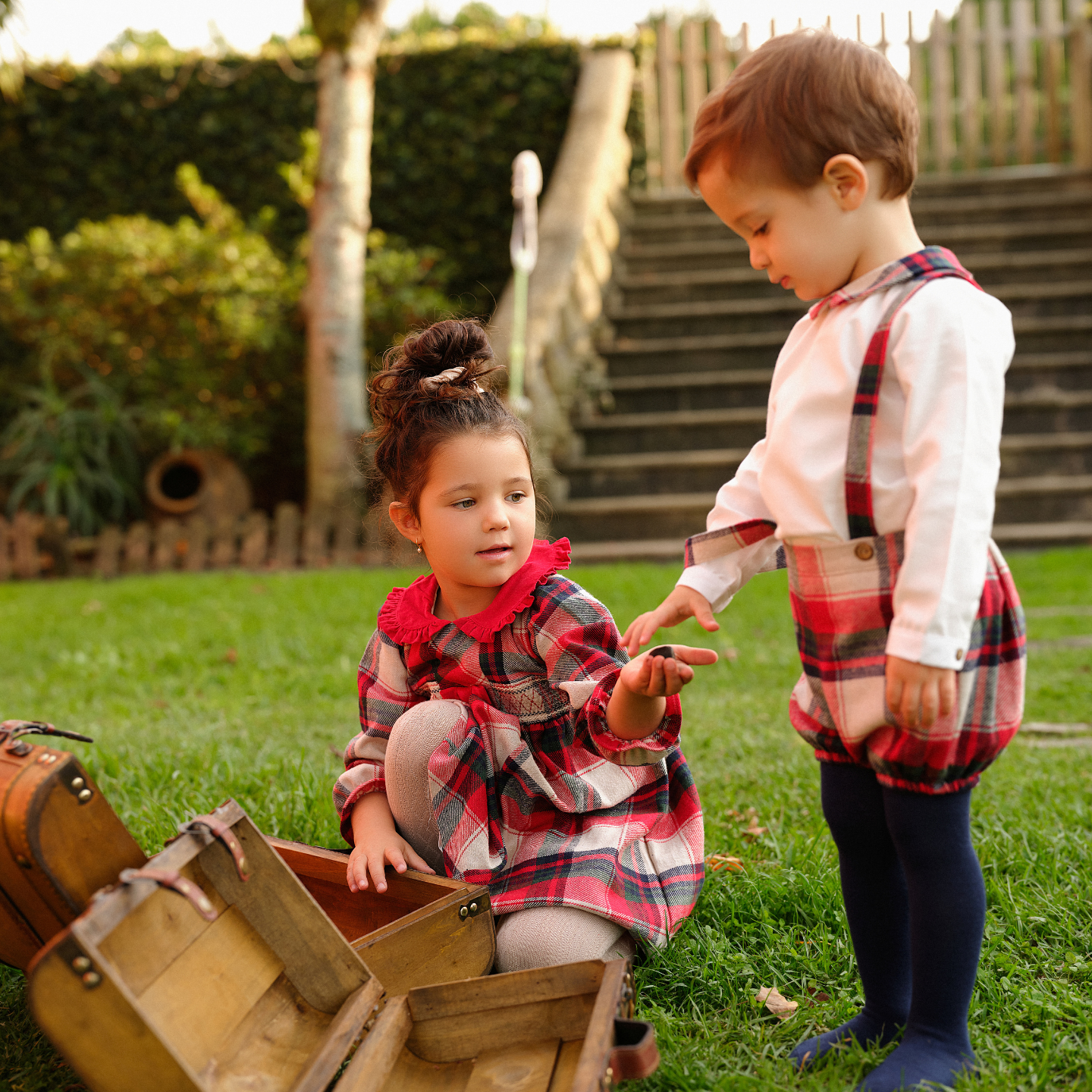 Deolinda Baby Boys Christmas Two Piece Set