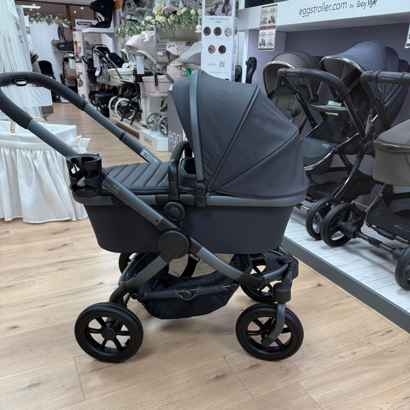 EX-DISPLAY iCandy Peach 7 All Terrain Storm Complete Bundle With Cocoon Car Seat & Base