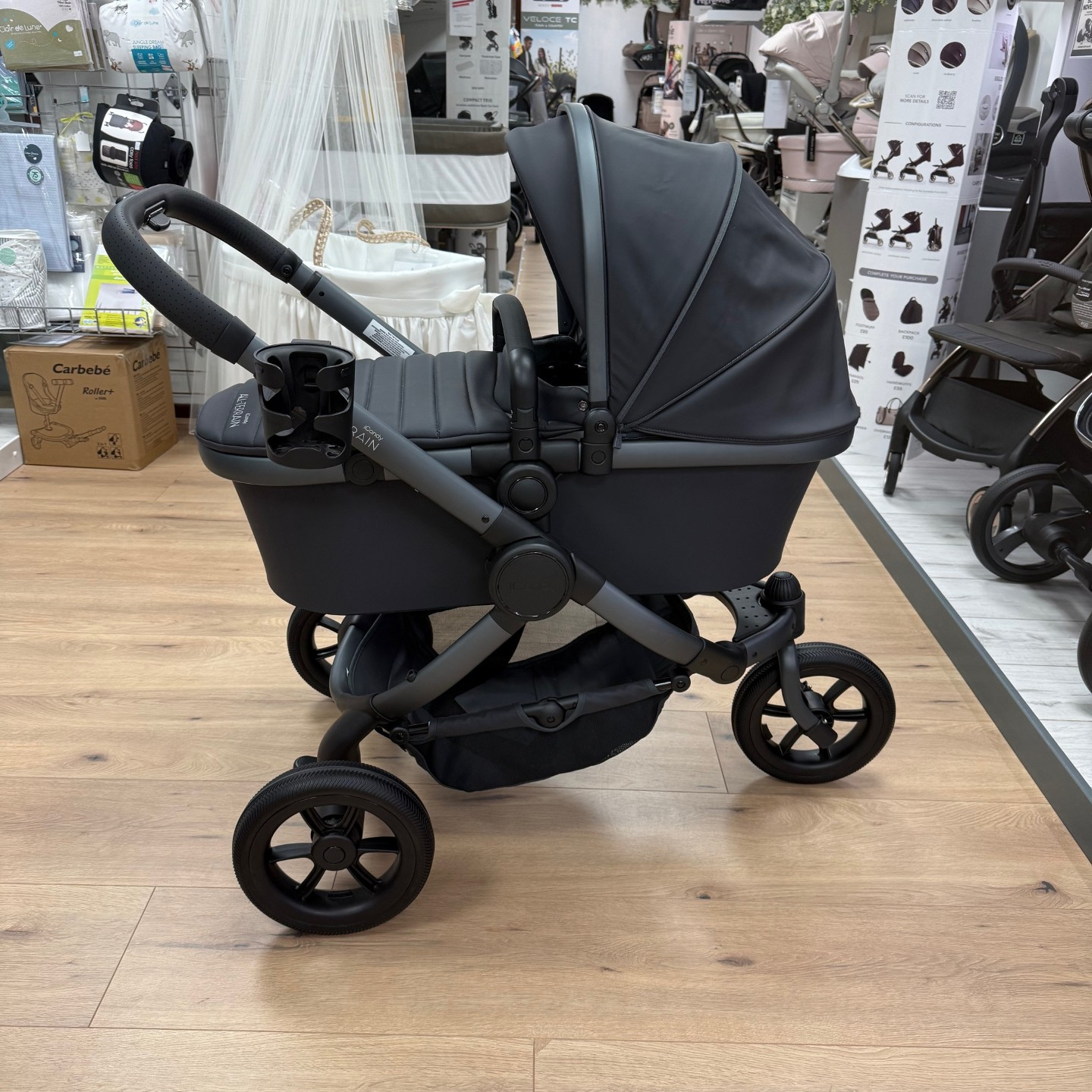 EX-DISPLAY iCandy Peach 7 All Terrain Storm Complete Bundle With Cocoon Car Seat & Base