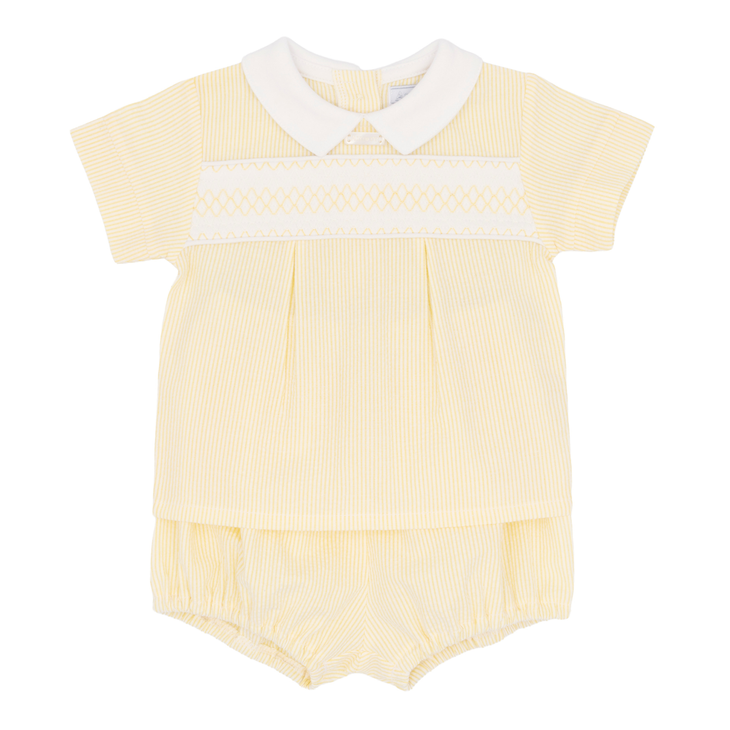 Amore Boys Lemon Smocked Jam Pant Set