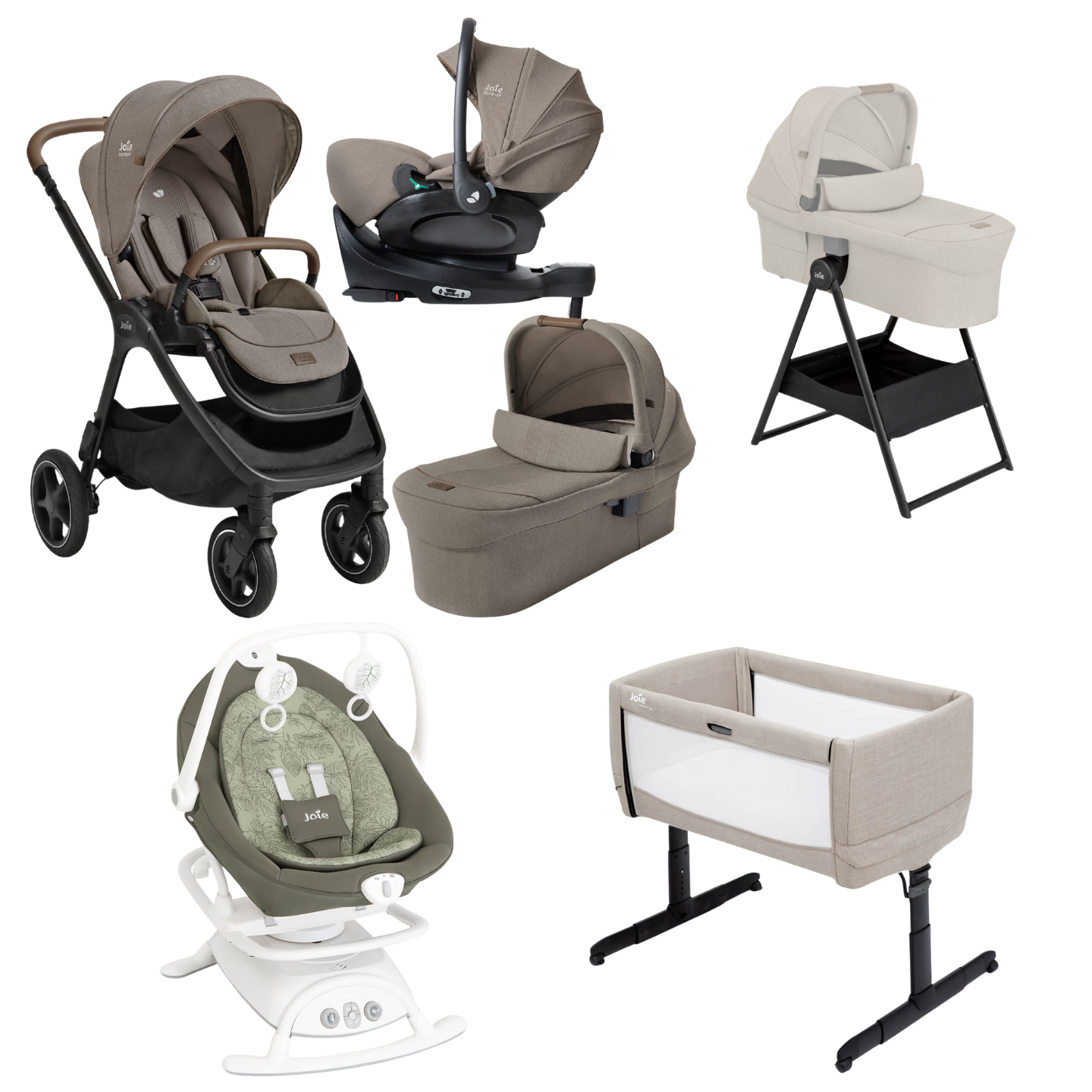 Joie Signature Finiti Flex Everything Bundle - Maple