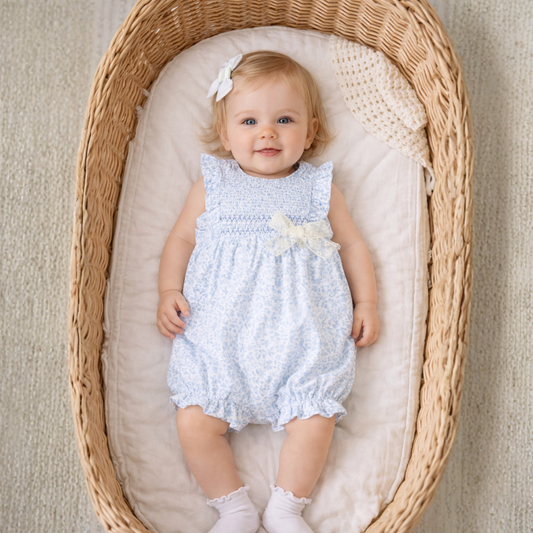 Deolinda Baby Girls Iris Smock Romper