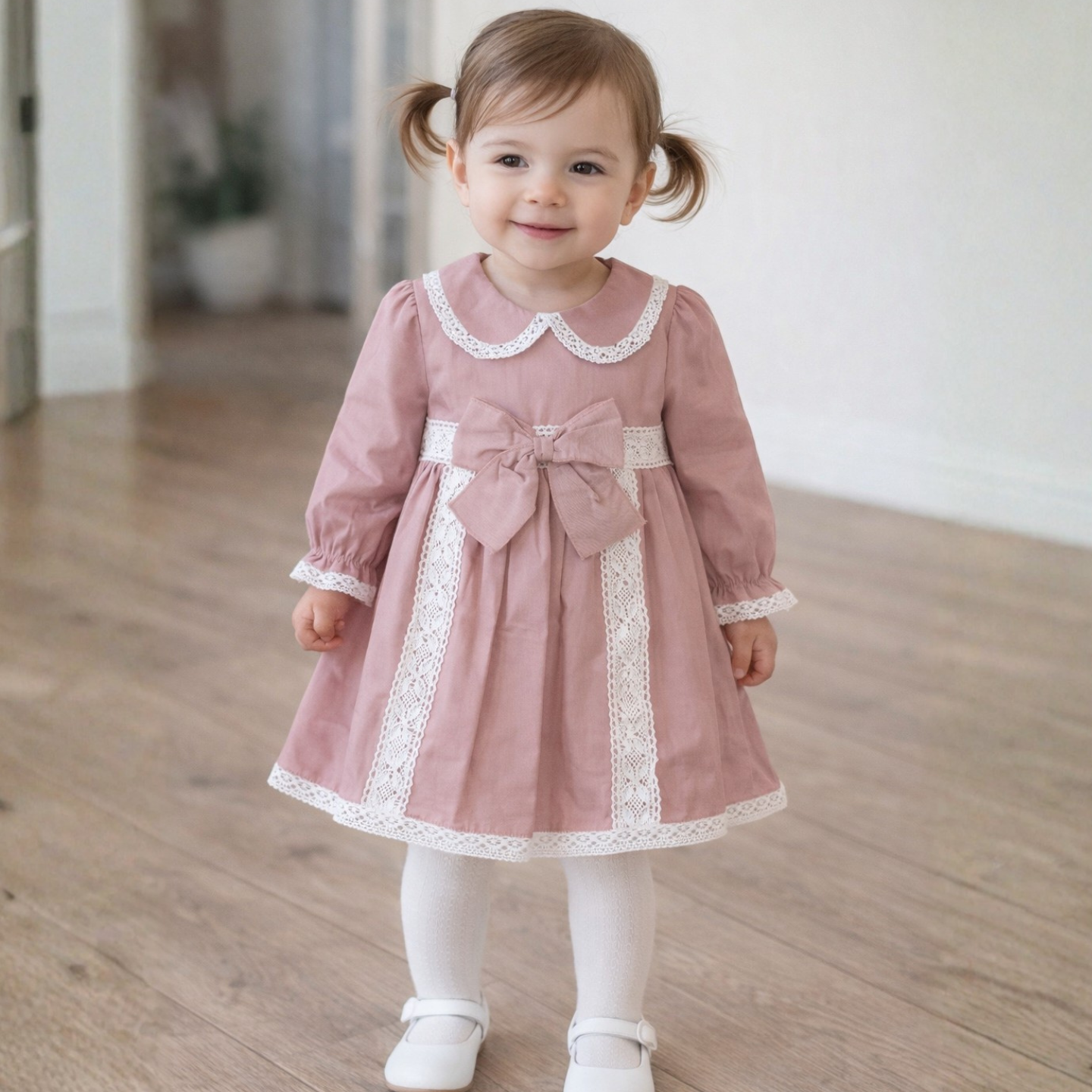Girls Dress With Bow