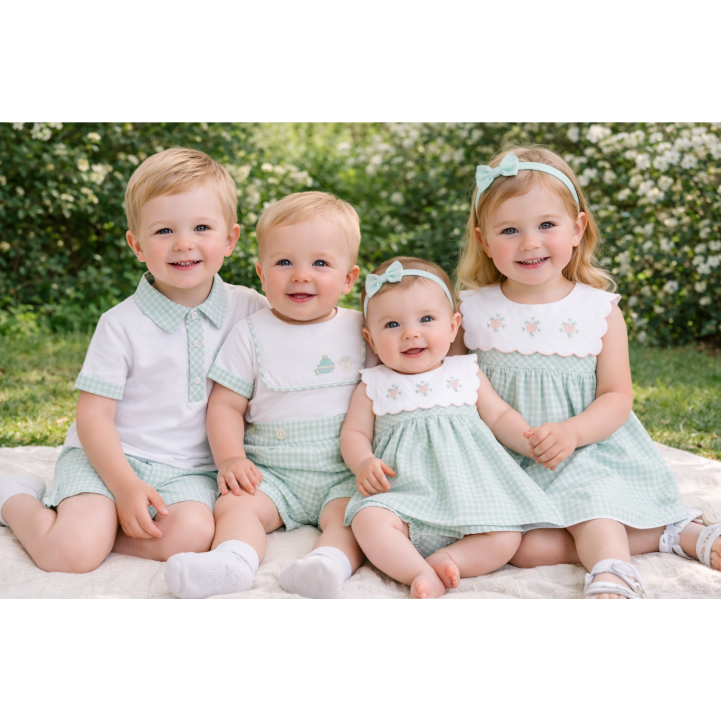 Deolinda Baby Girls Malibu Dress & Pant Set