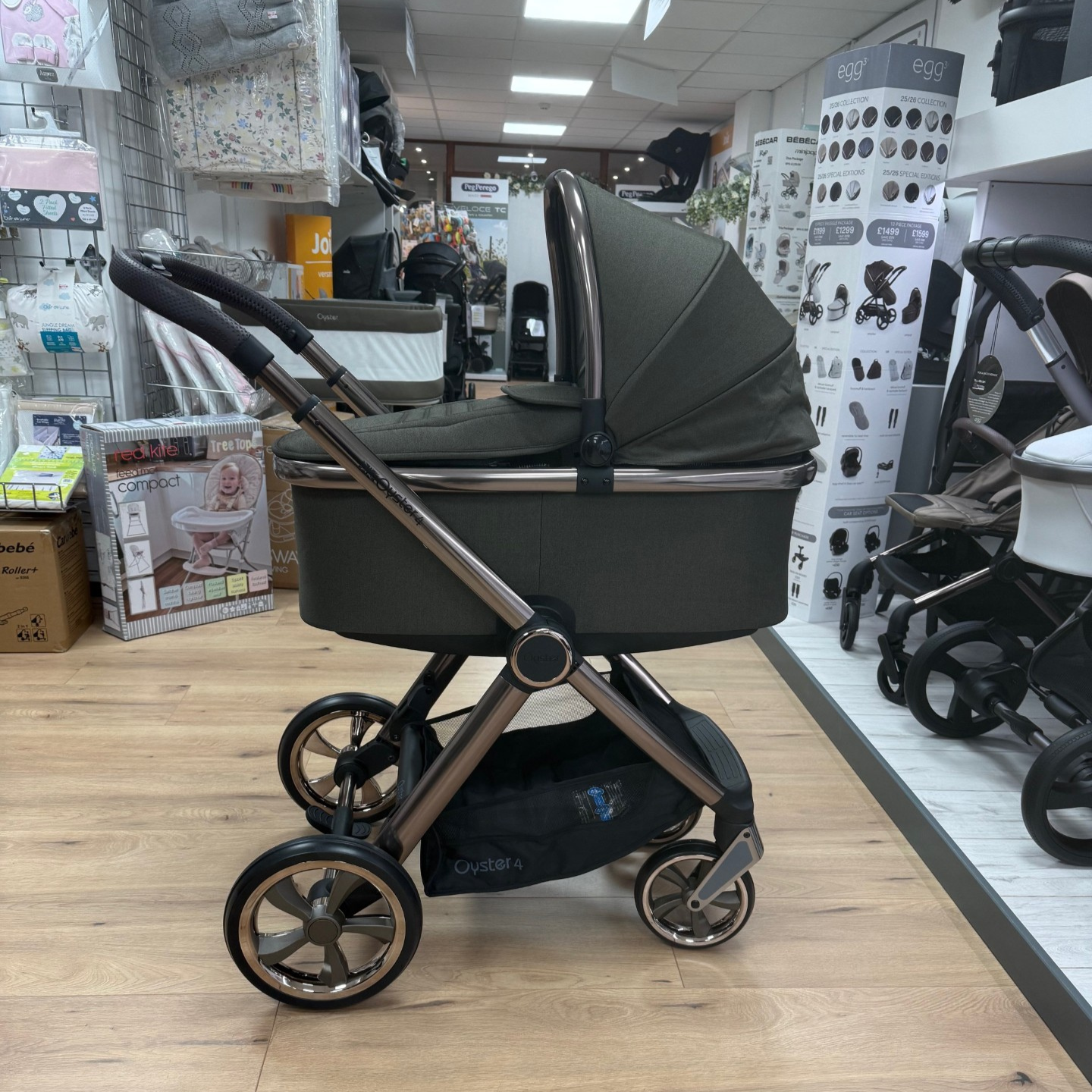 EX-DISPLAY Babystyle Oyster4 Luxury 7 Piece Bundle - Chocolate Velvet
