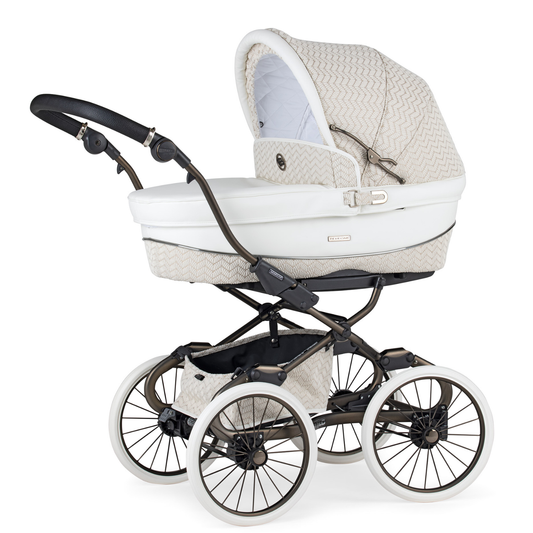 Bebecar Prive Stylo Class+ Combination - White Woven (591)