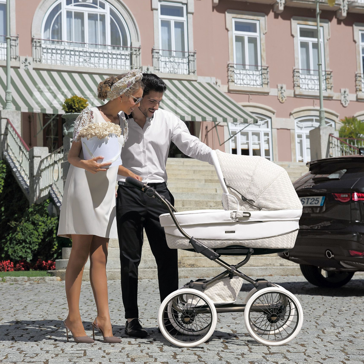 Bebecar Prive Stylo Class+ Combination - White Woven (591)