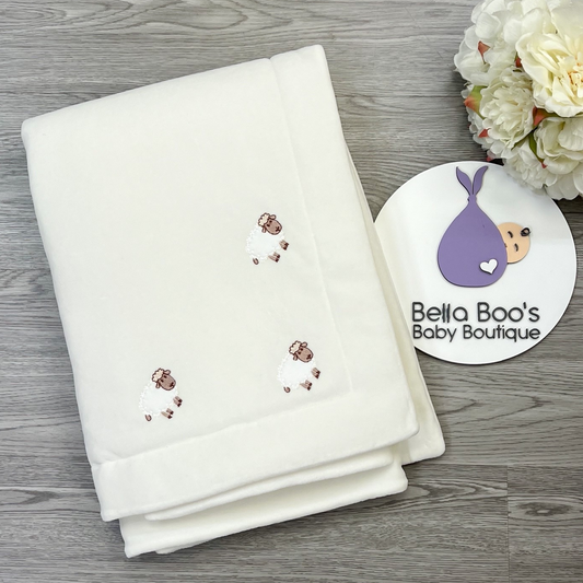 Cream Sheep Baby Wrap