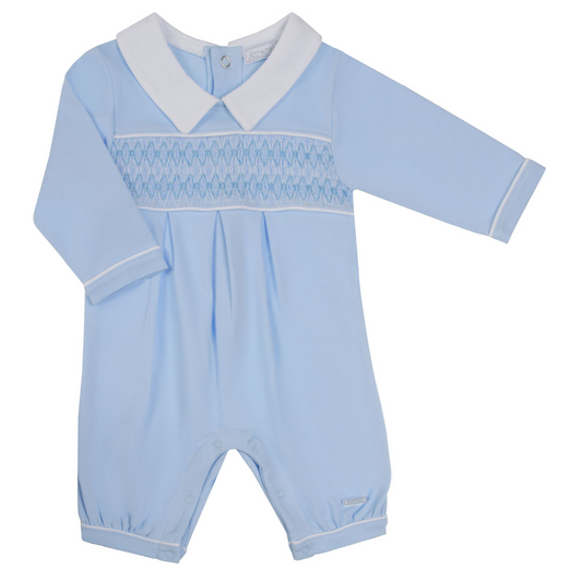 Amore Blue Smock Romper