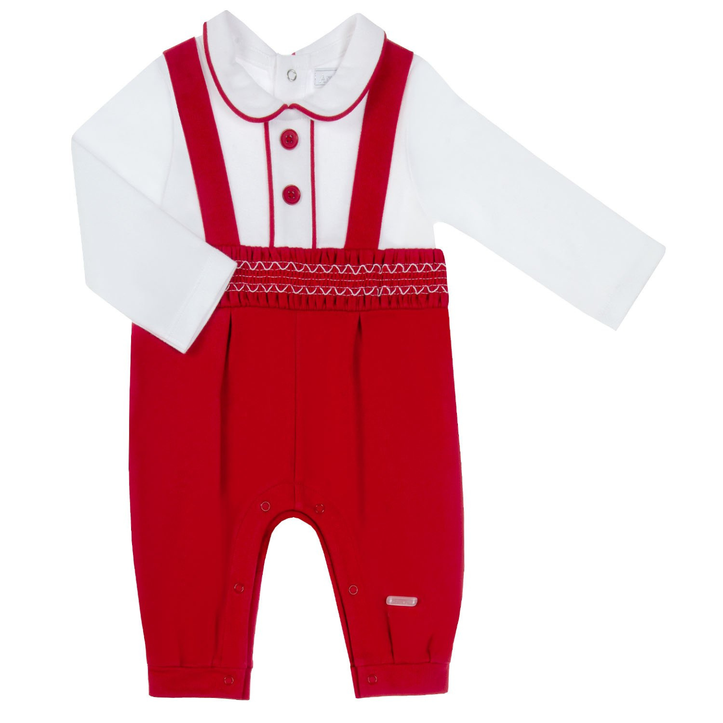 Amore Red/White Romper