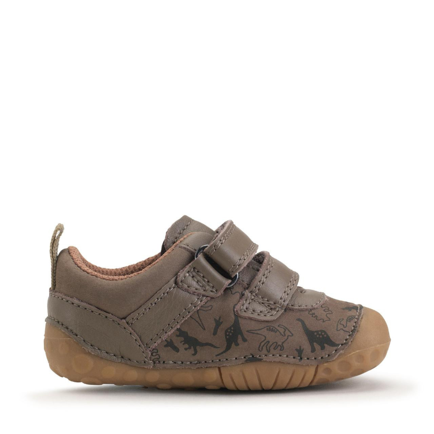 Start Rite Roar Taupe Dino Nubuck/ Leather Pre Walkers