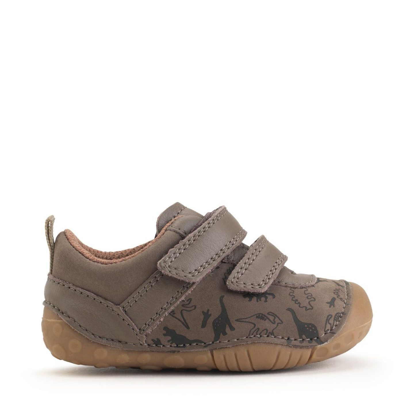 Start Rite Roar Taupe Dino Nubuck/ Leather Pre Walkers