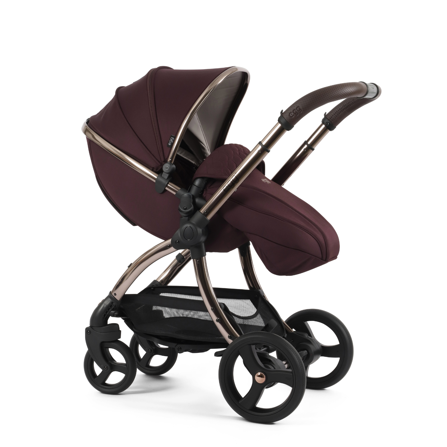Egg3 Luxury 8 Piece i-Size Bundle - Mulberry