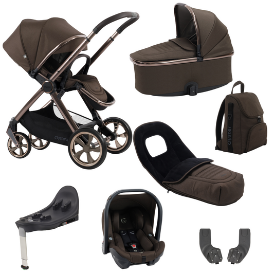 Babystyle Oyster4 Luxury 7 Piece Bundle - Chocolate Velvet