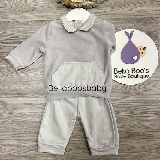 Boys Grey Two Piece Set