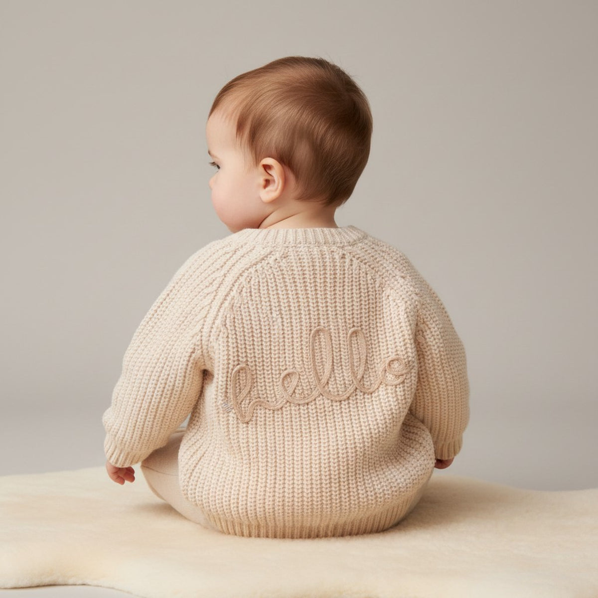Hello Baby Cardigan