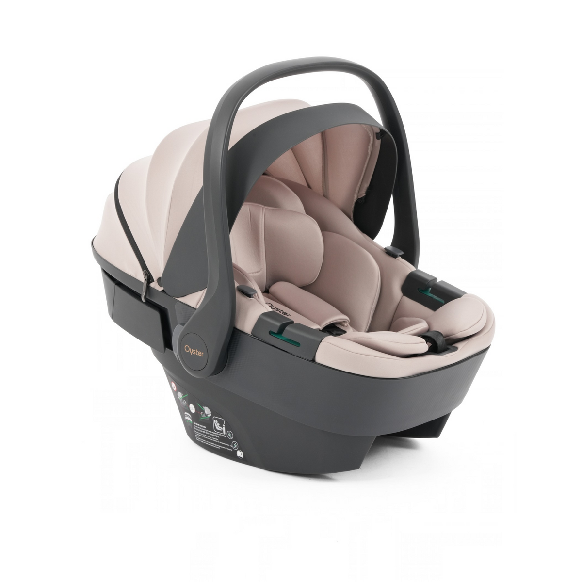Oyster Vee Travel Car Seat Bundle - Vanilla