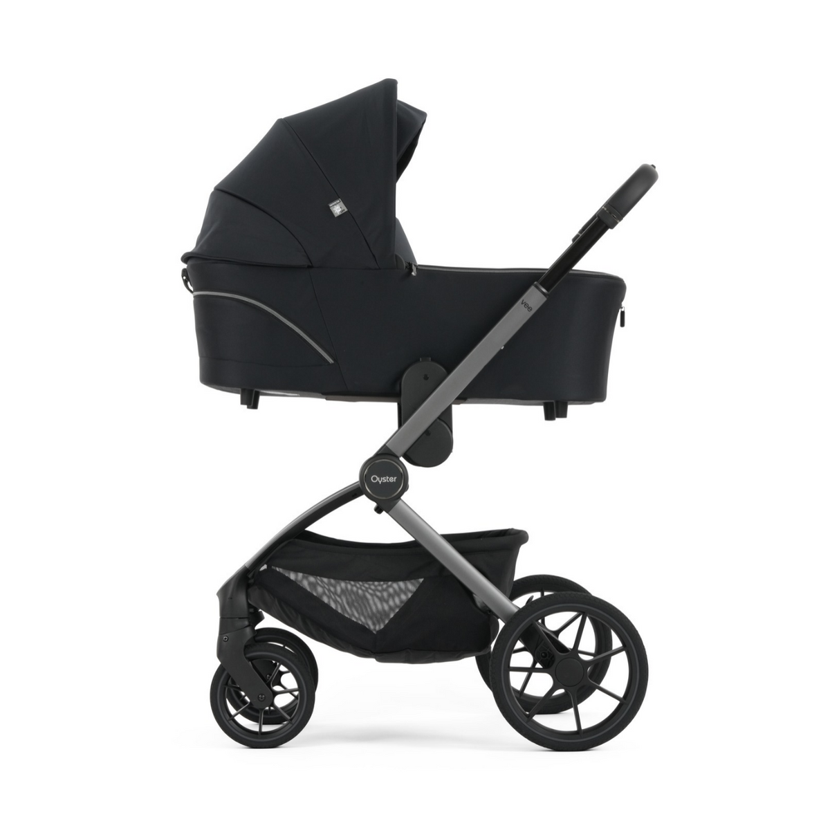 Oyster Vee Travel Car Seat Bundle - Liquorice